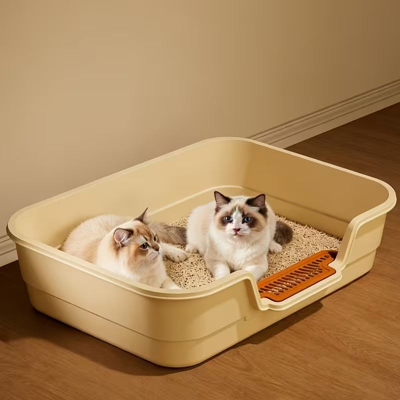 PawStep Low-Entry Cat Litter Tray