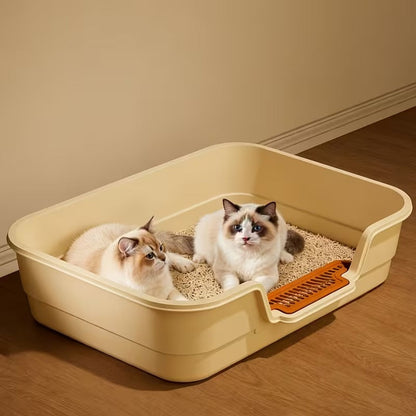 PawStep Low-Entry Cat Litter Tray