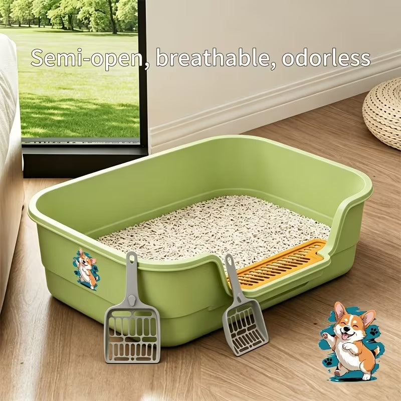 PawStep Low-Entry Cat Litter Tray