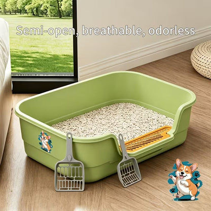PawStep Low-Entry Cat Litter Tray