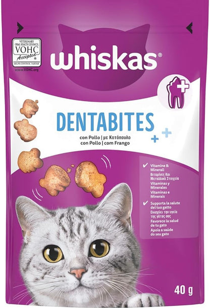 Whiskas Dentabites Cat Dental Treats 40G