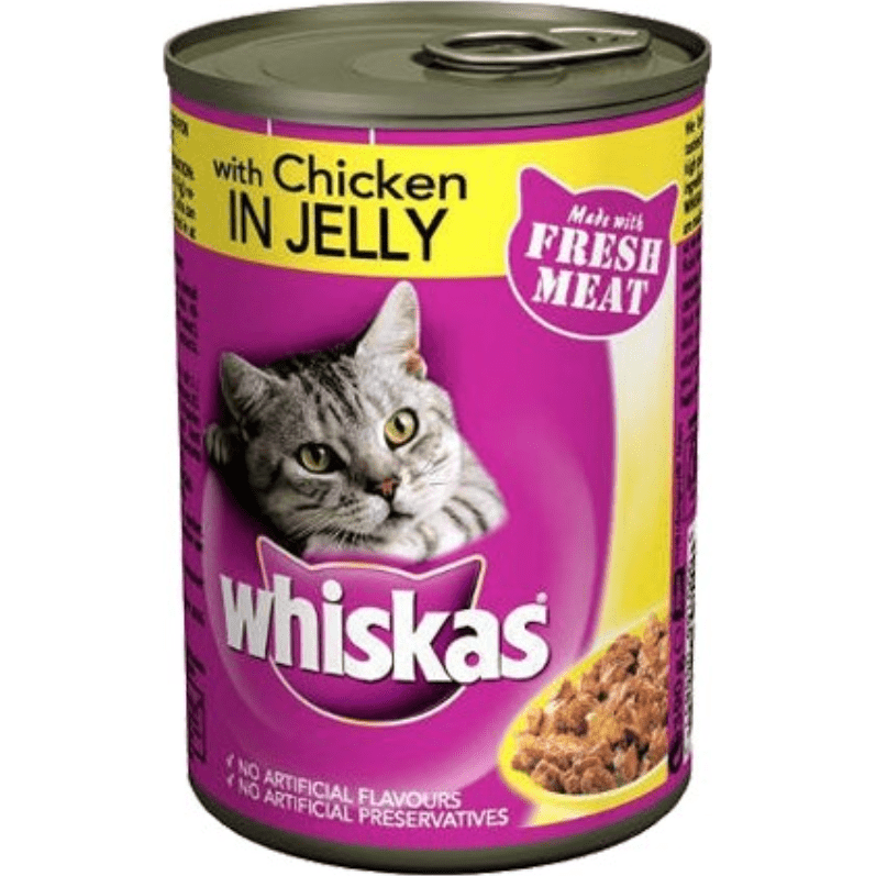 Whiskas Jelly Tin 390gm Cat