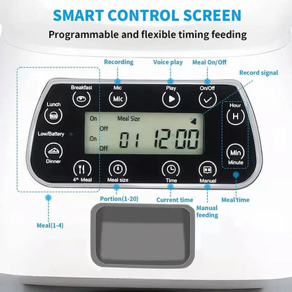 Wifi Automatic Pet Food Feeder - 3.5L