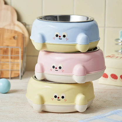Happy Feet Stainless Steel Pet Bowl