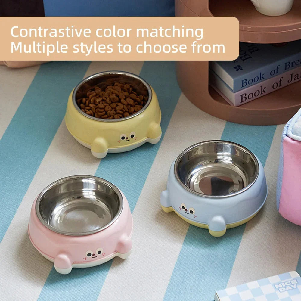 Happy Feet Stainless Steel Pet Bowl