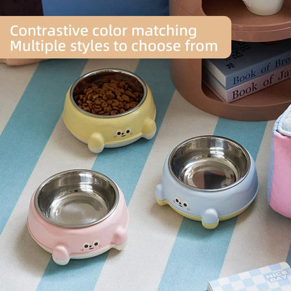 Happy Feet Stainless Steel Pet Bowl