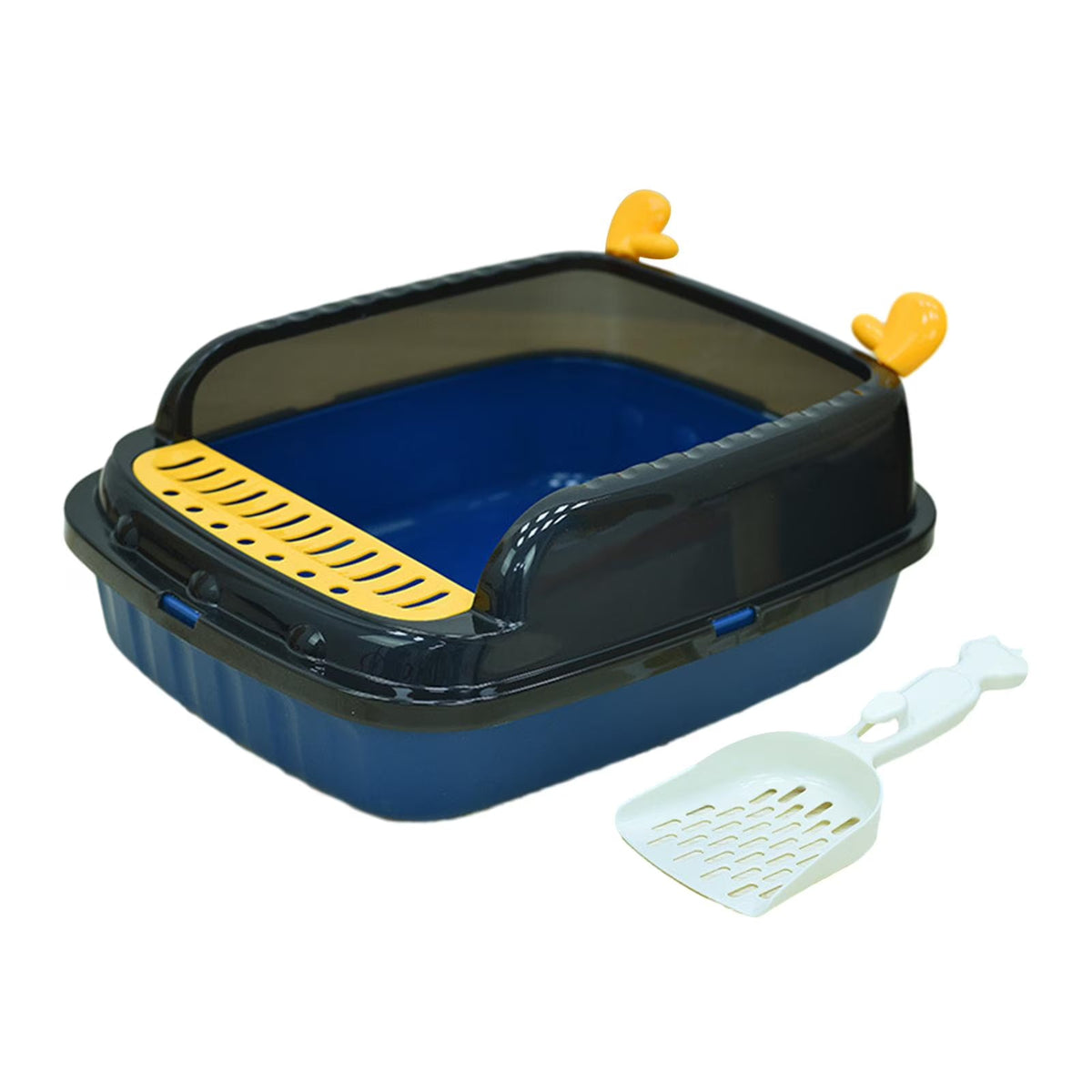 Ventilated High Wall Cat Litter Tray